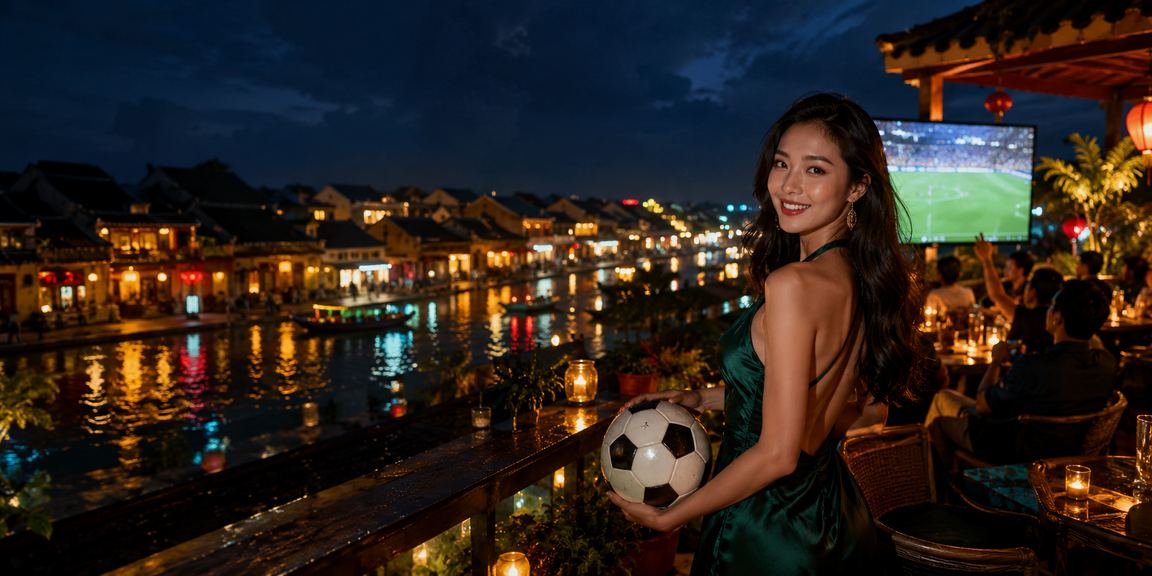Người chơi cầu thủ đặt cược bóng đá tại Hội An